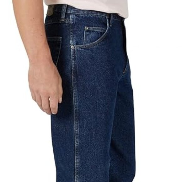 NWT Wrangler Authentics Men's Classic 5-Pocket Relaxed Fit Cotton Jean 35 X 30 - Picture 2 of 8